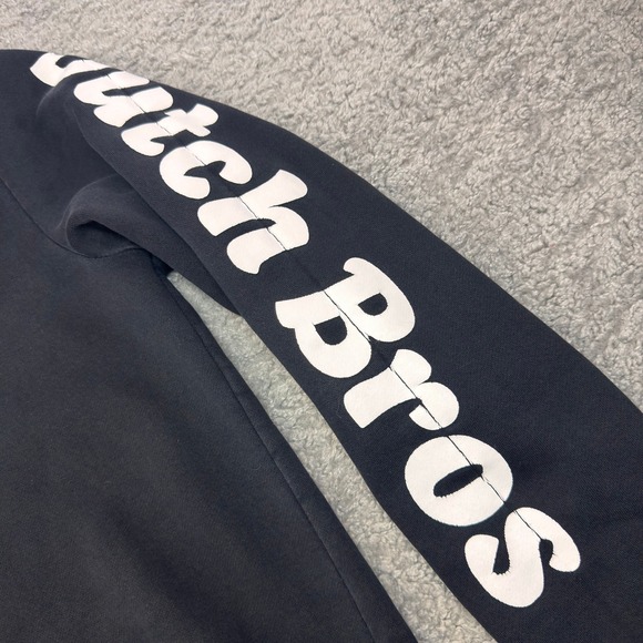 Dutch Bros Coffee Killer Coffee Hoodie Mens Small Black Graphic Pullover Cotton - Picture 5 of 9